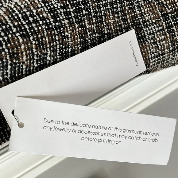 Calvin Klein brown and black tweed dress size 8 new - Picture 12 of 16